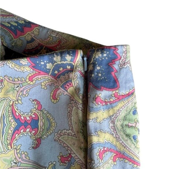 Ralph Lauren LRL Pastel Paisley Pants 16W Cropped Old Money Beachy Soft … - Picture 5 of 9